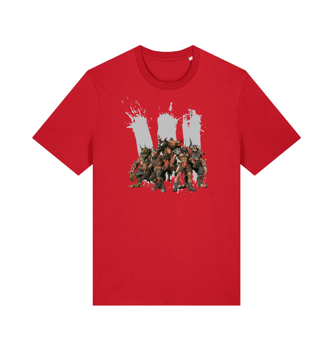 Red Printed T-shirt Front
