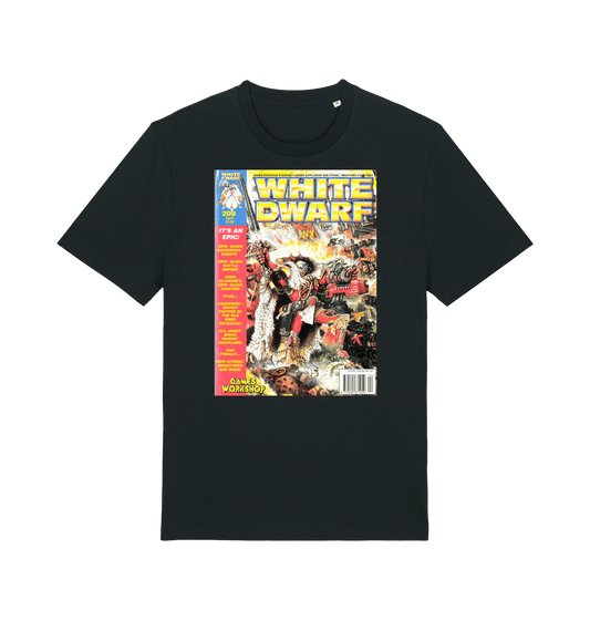 Black Printed T-shirt Front