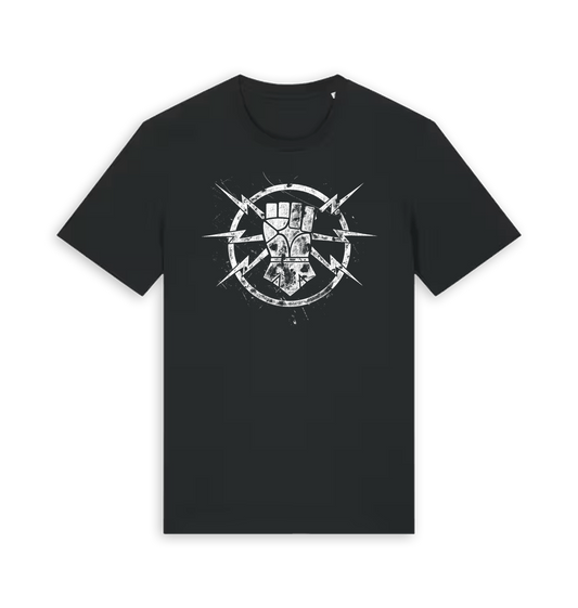 Black Printed T-shirt Front