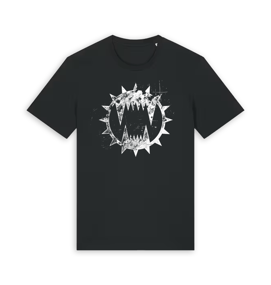 Black Printed T-shirt Front