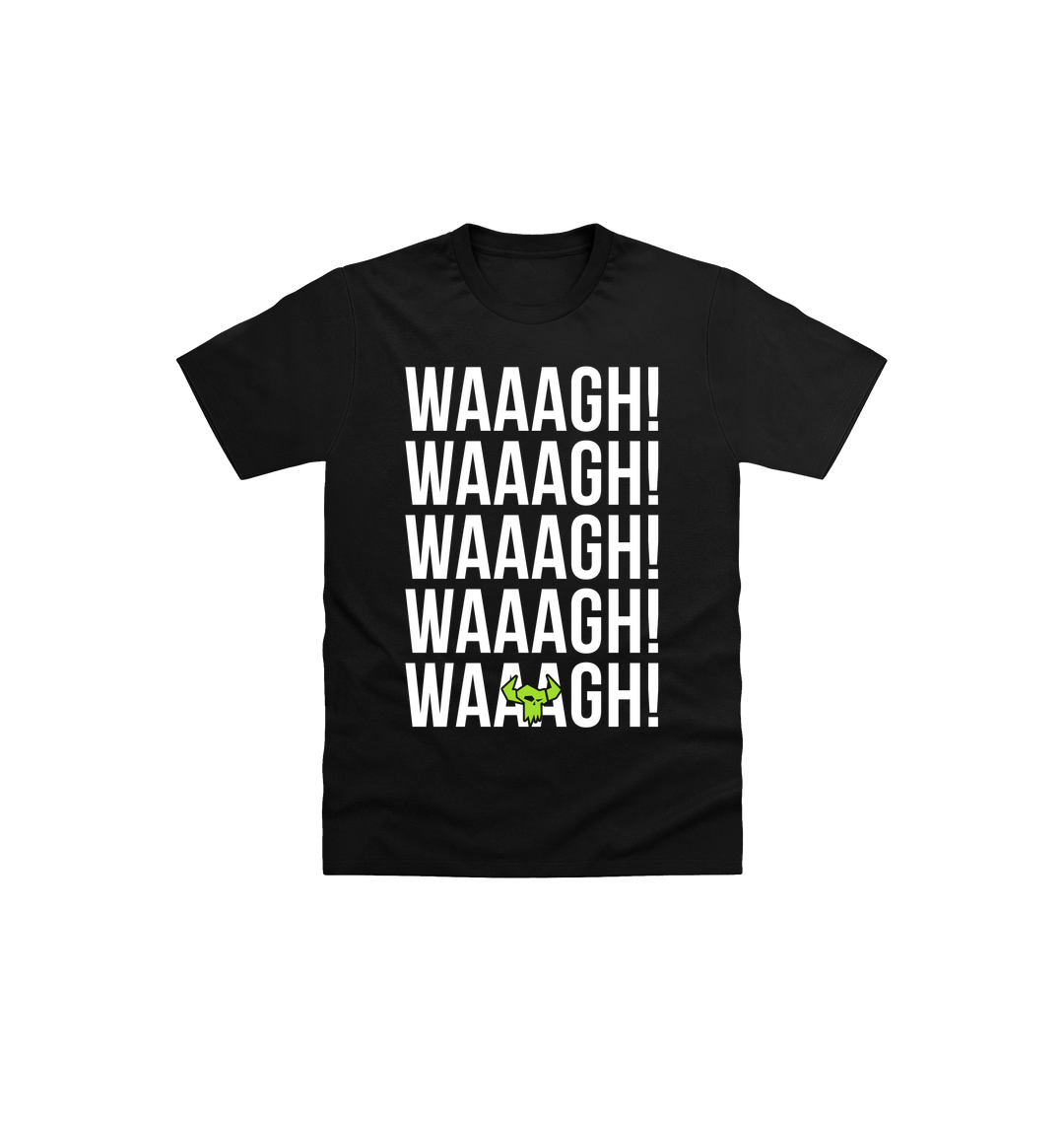 Black Printed Kids T-Shirt