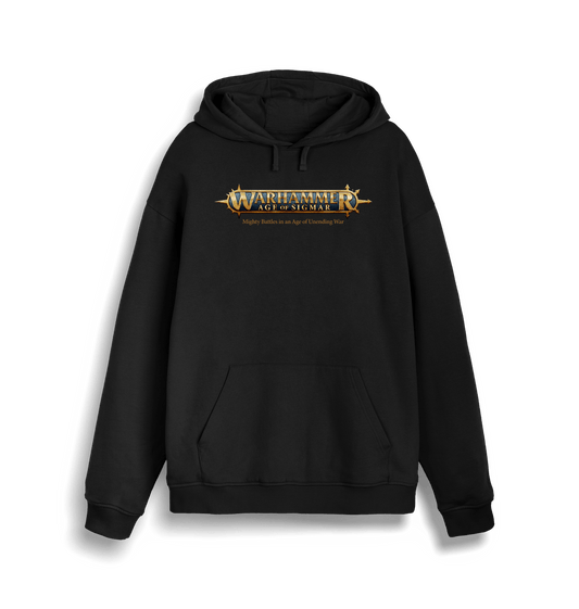 Black Premium Warhammer Age of Sigmar Logo Hoodie