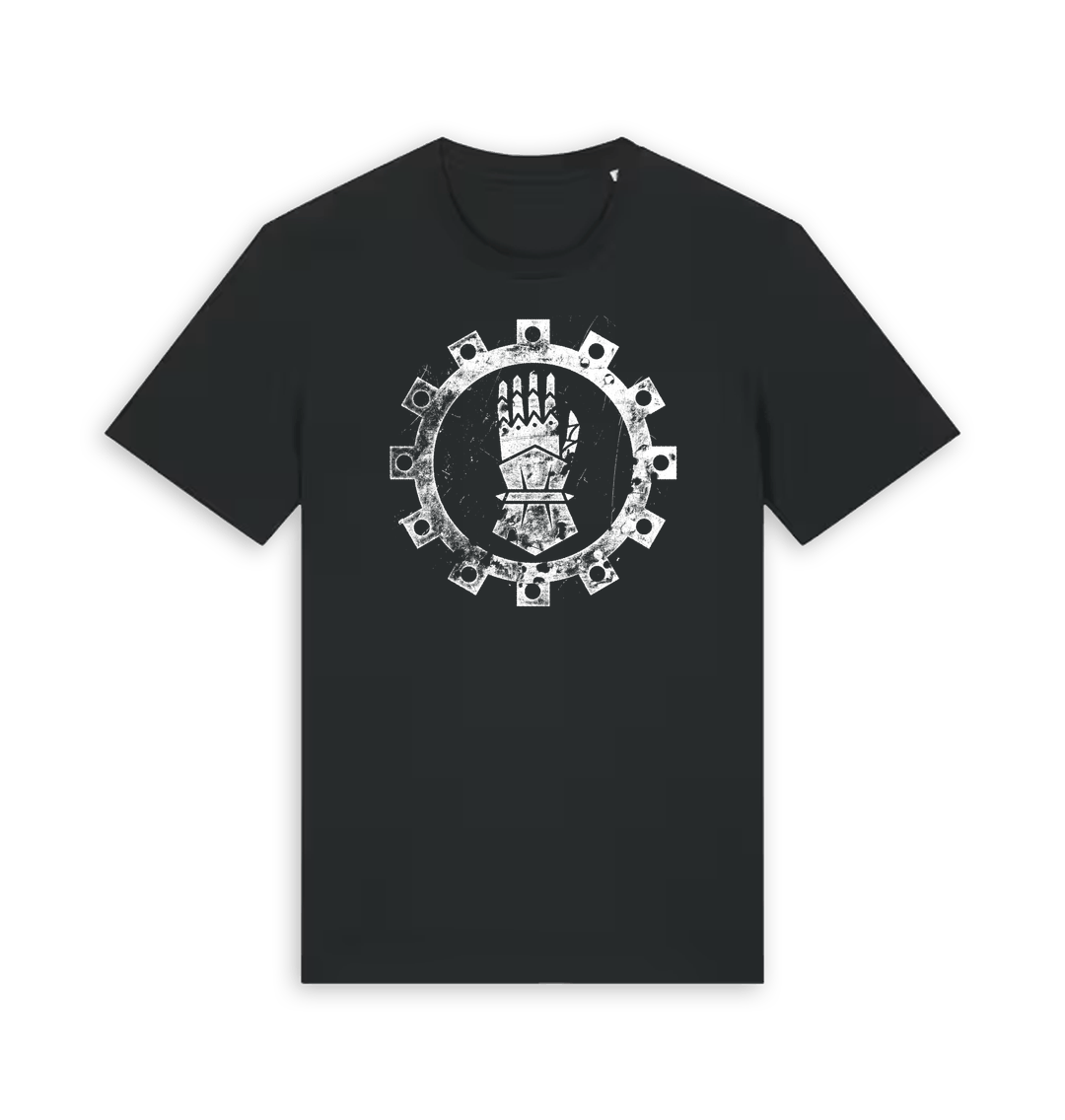 Black Printed T-shirt Front