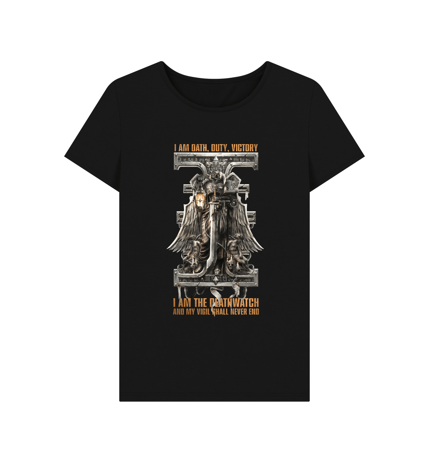 Black Deathwatch 'I am the Deathwatch' Fitted T Shirt