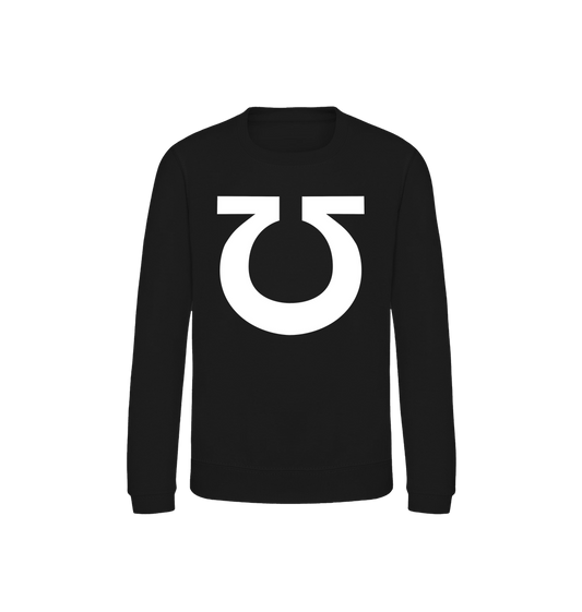 Deep Black Printed Sweater