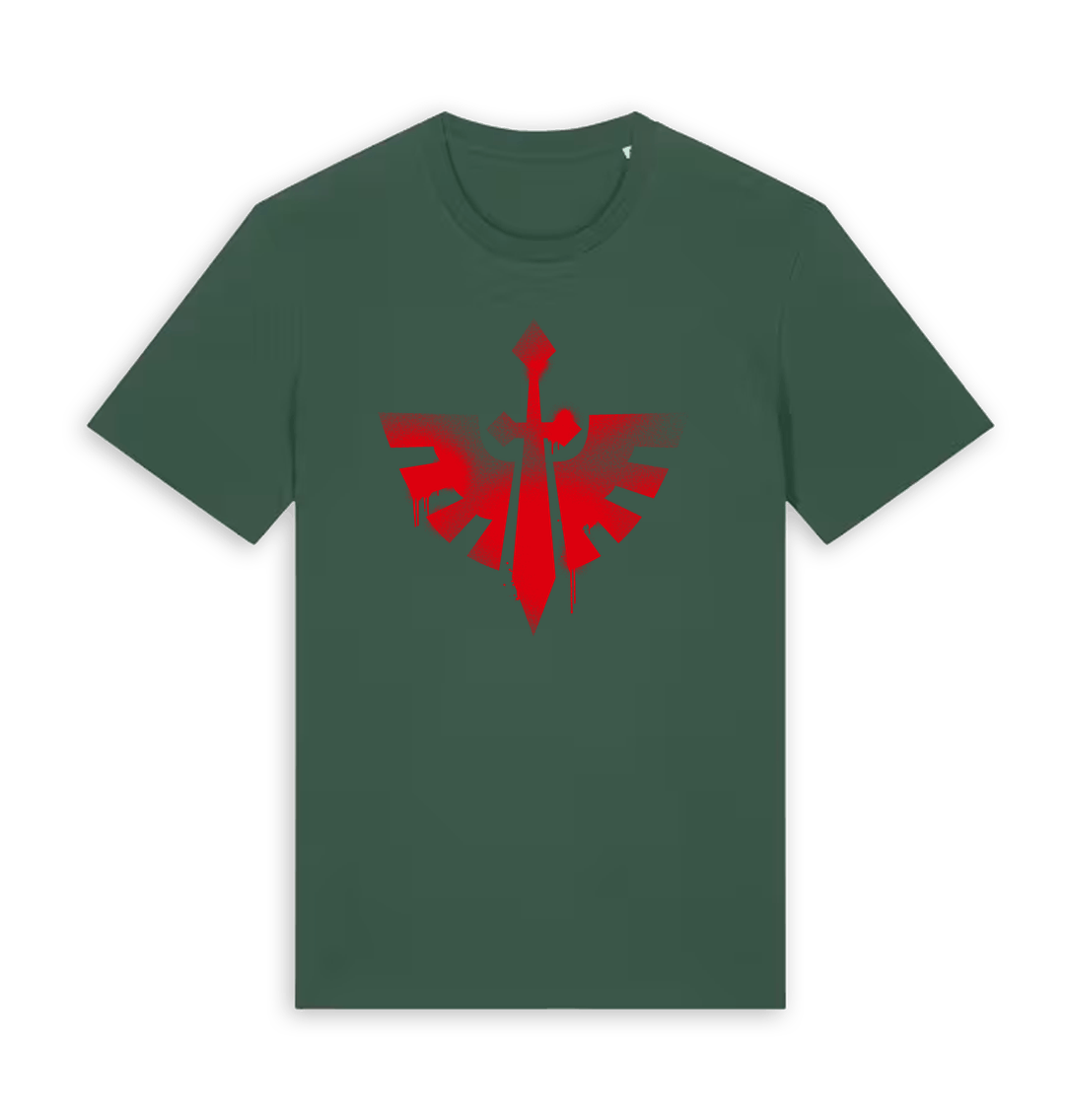 Bottle Green Printed T-shirt