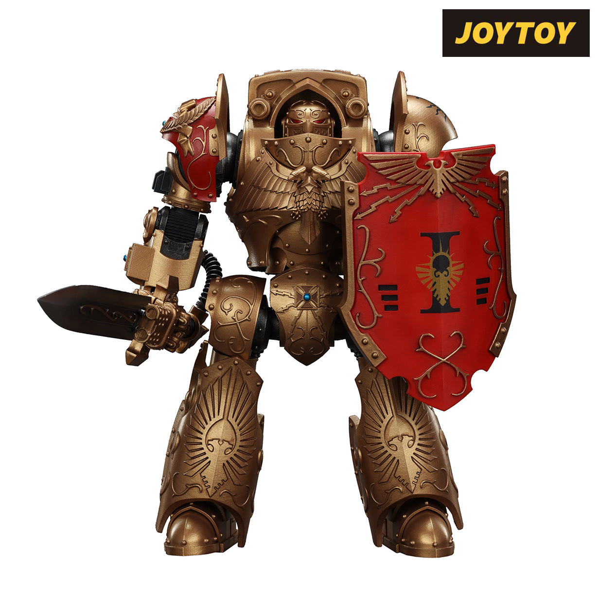 JoyToy Warhammer The Horus Heresy Action Figure - Legio Custodes, Contemptor–Galatus Dreadnought (1/18 Scale) Preorder