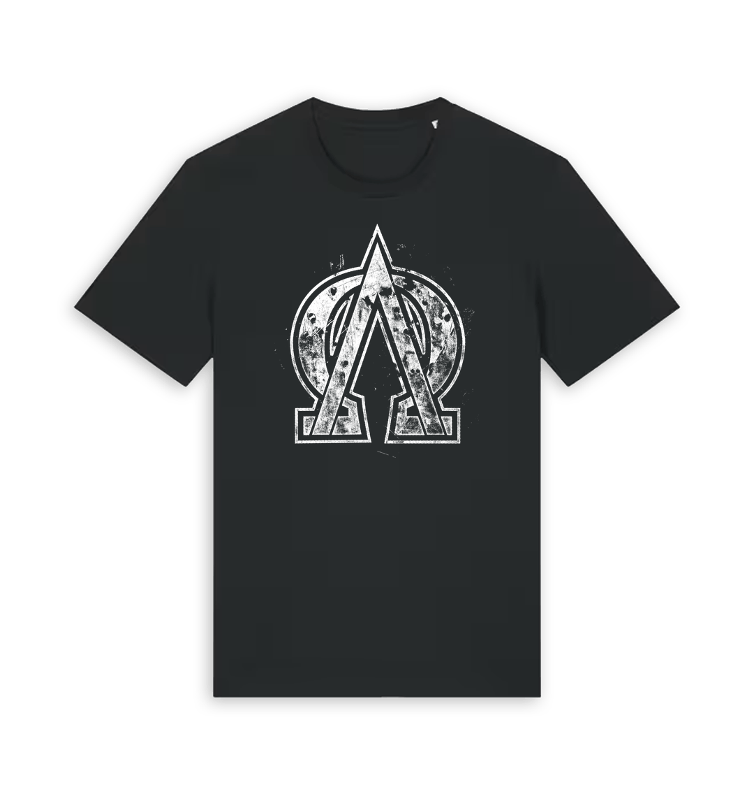 Black Printed T-shirt Front