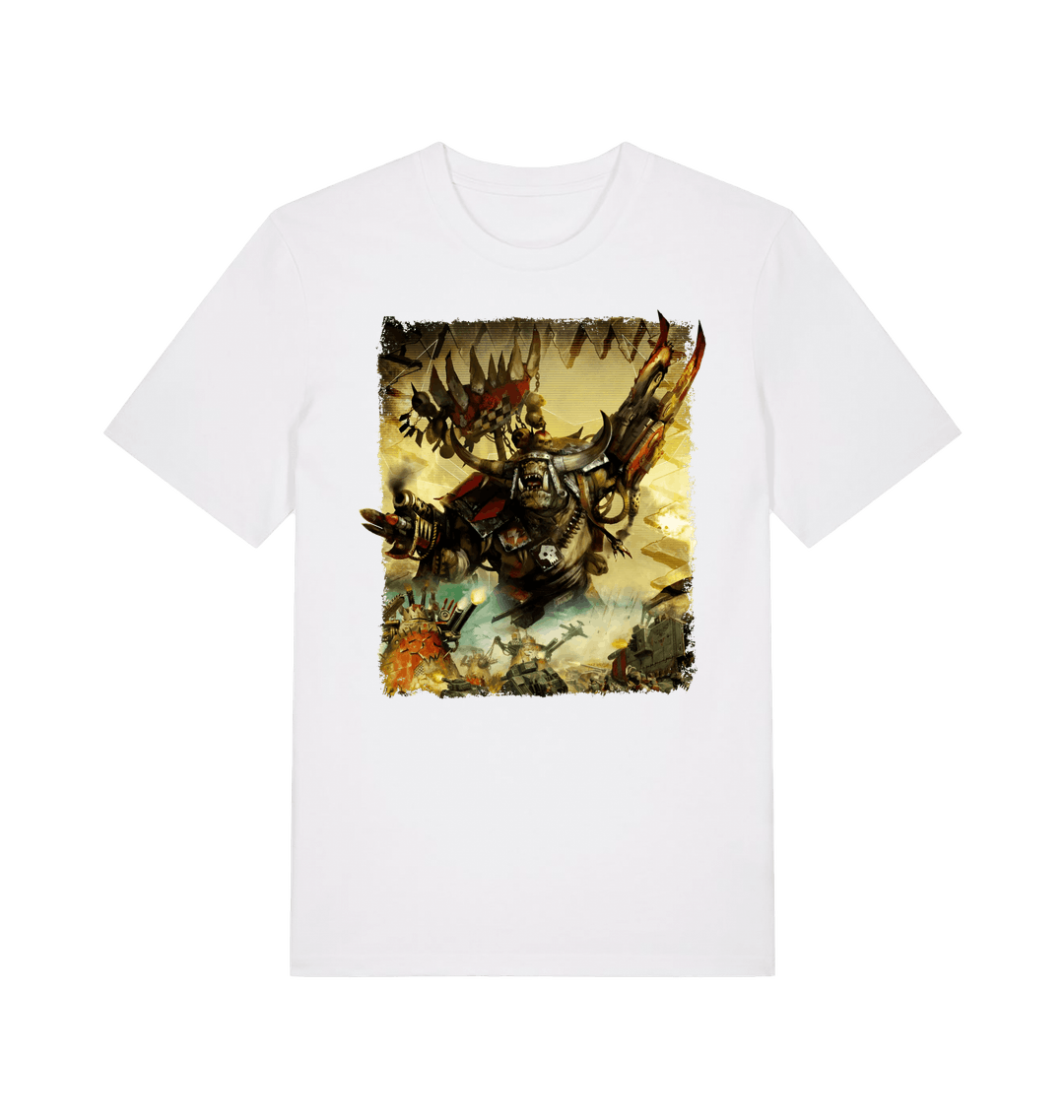 White Printed T-shirt Front
