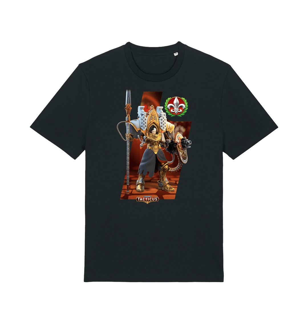 Black Printed T-shirt Front