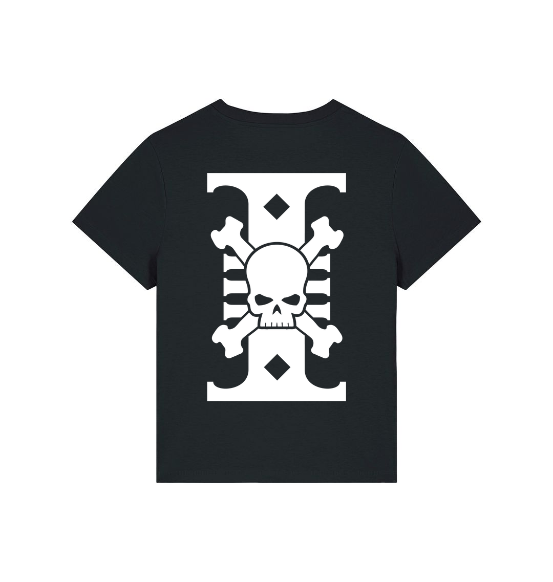 Black Printed T-shirt Back