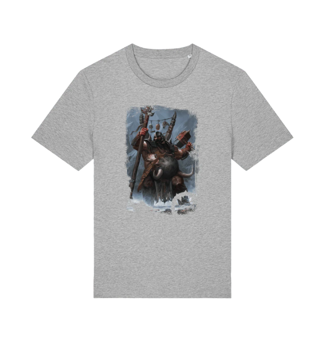 Heather Grey Printed T-shirt