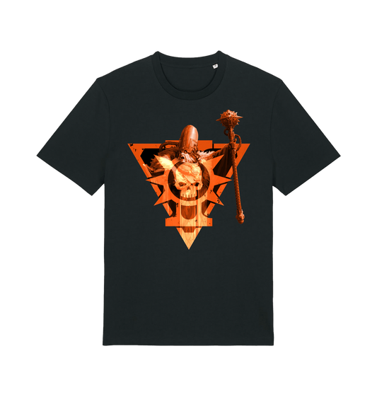 Black Printed T-shirt Front