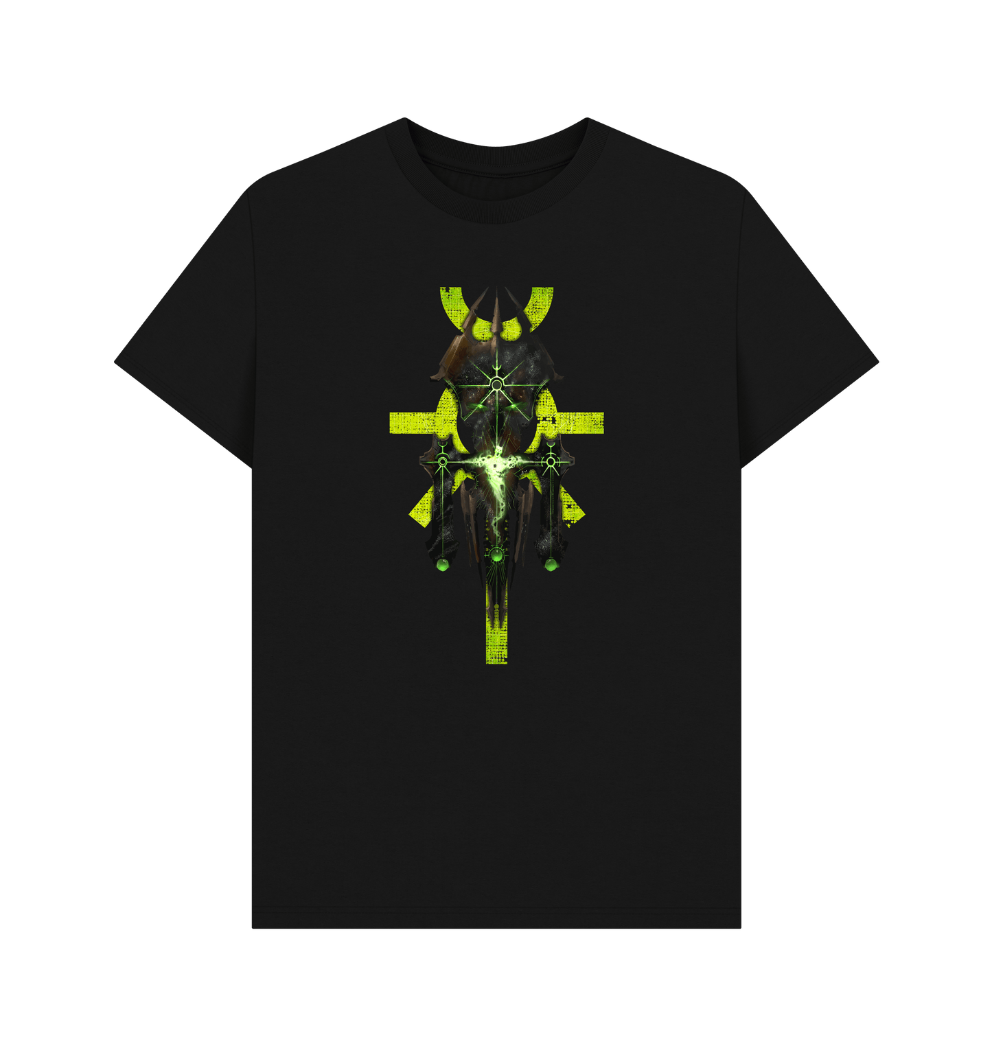 Black Premium Necrons Silent King Icon Design T Shirt