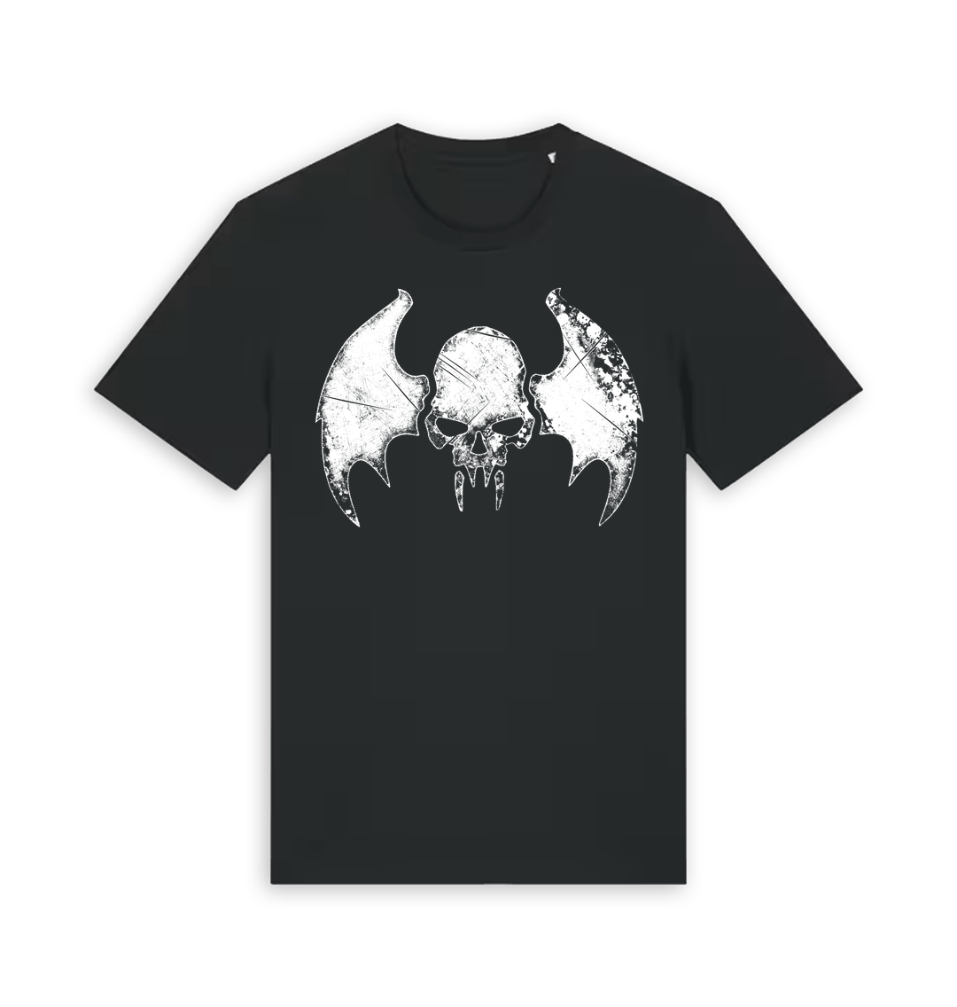 Black Printed T-shirt Front