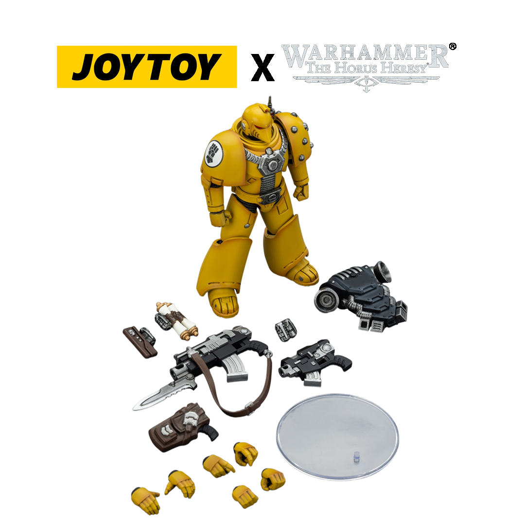JoyToy Warhammer The Horus Heresy Action Figure - Imperial Fists, MKVI Legionary (1/18 Scale) Preorder