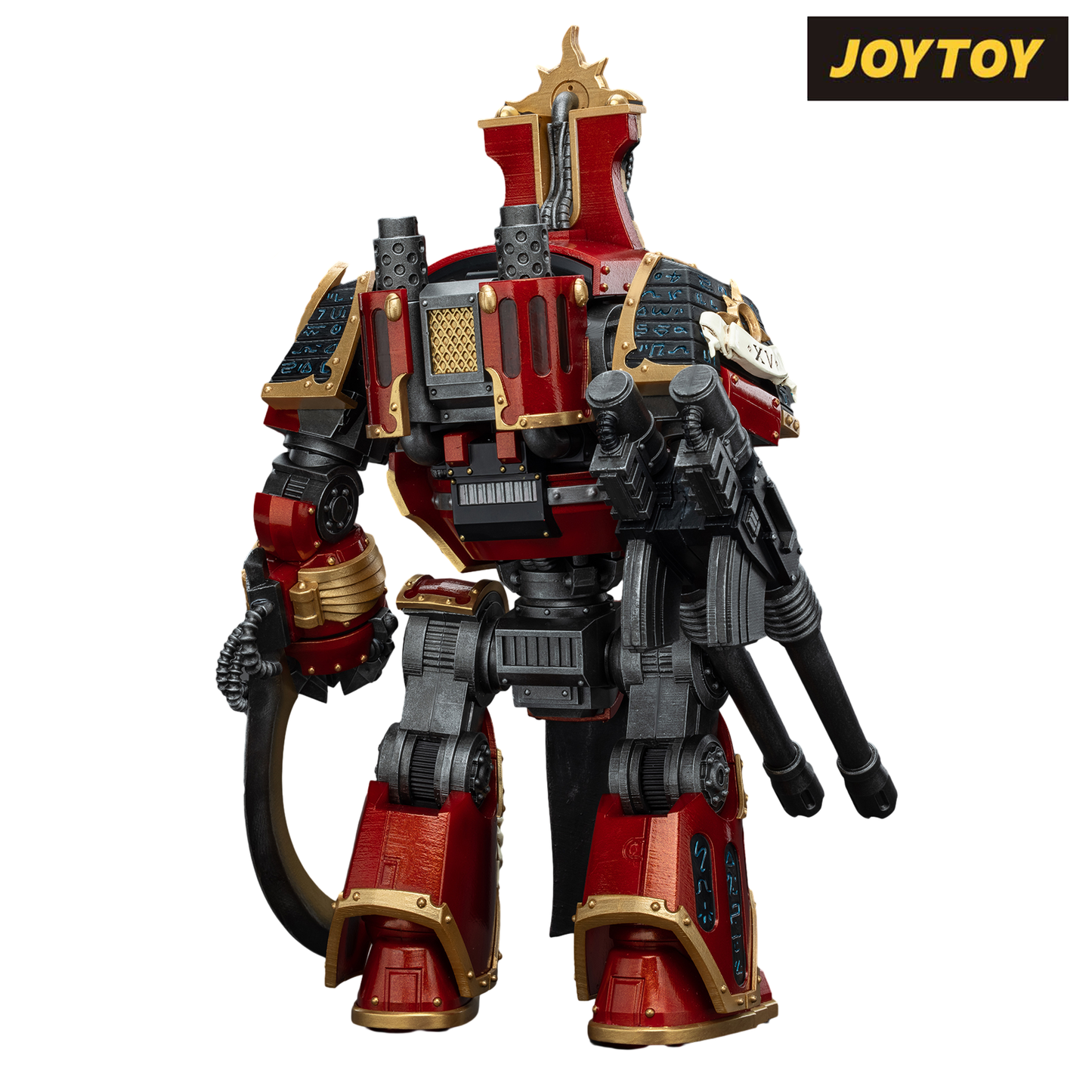 JoyToy Warhammer The Horus Heresy Action Figure - Thousand Sons Contemptor-Osiron Dreadnought with Gravis Force Blade and Gravis Autocannon (1/18 Scale)