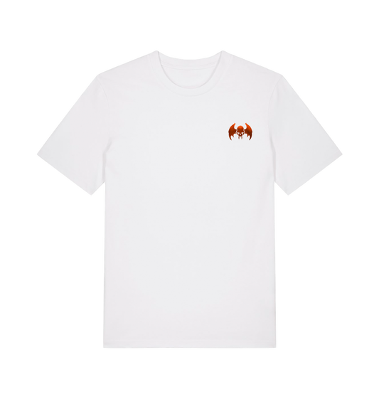 White Printed T-shirt Front