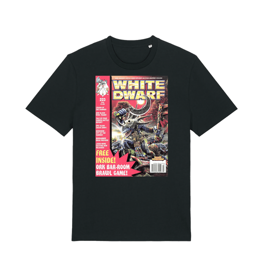 Black Printed T-shirt Front