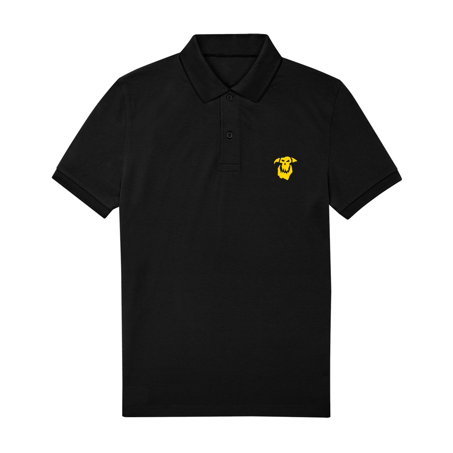Black Polo Shirt Front