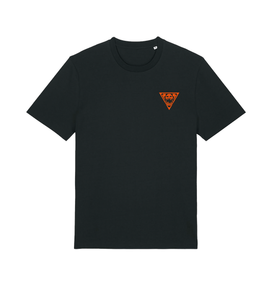 Black Printed T-shirt Front