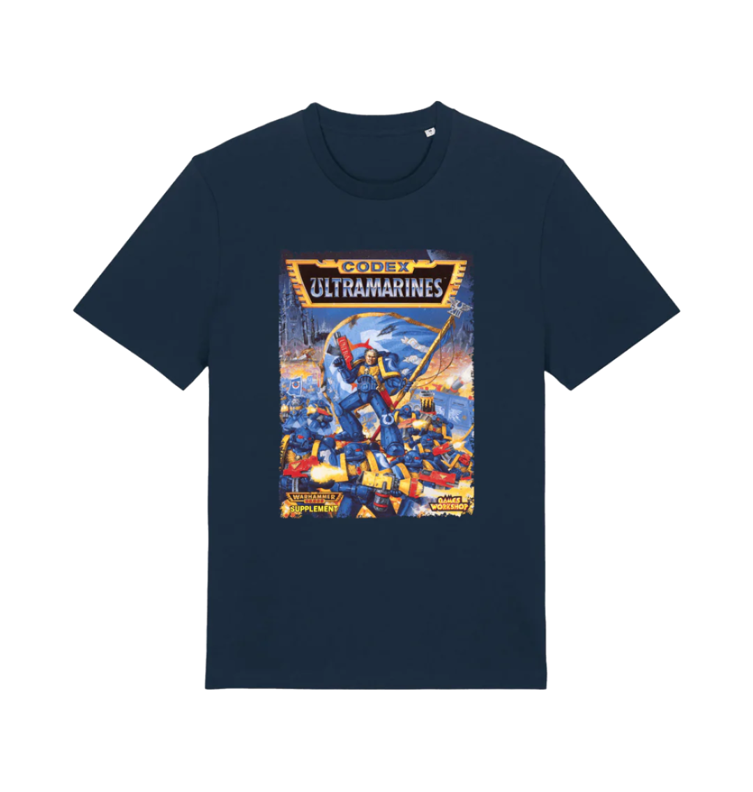 French Navy Printed T-shirt