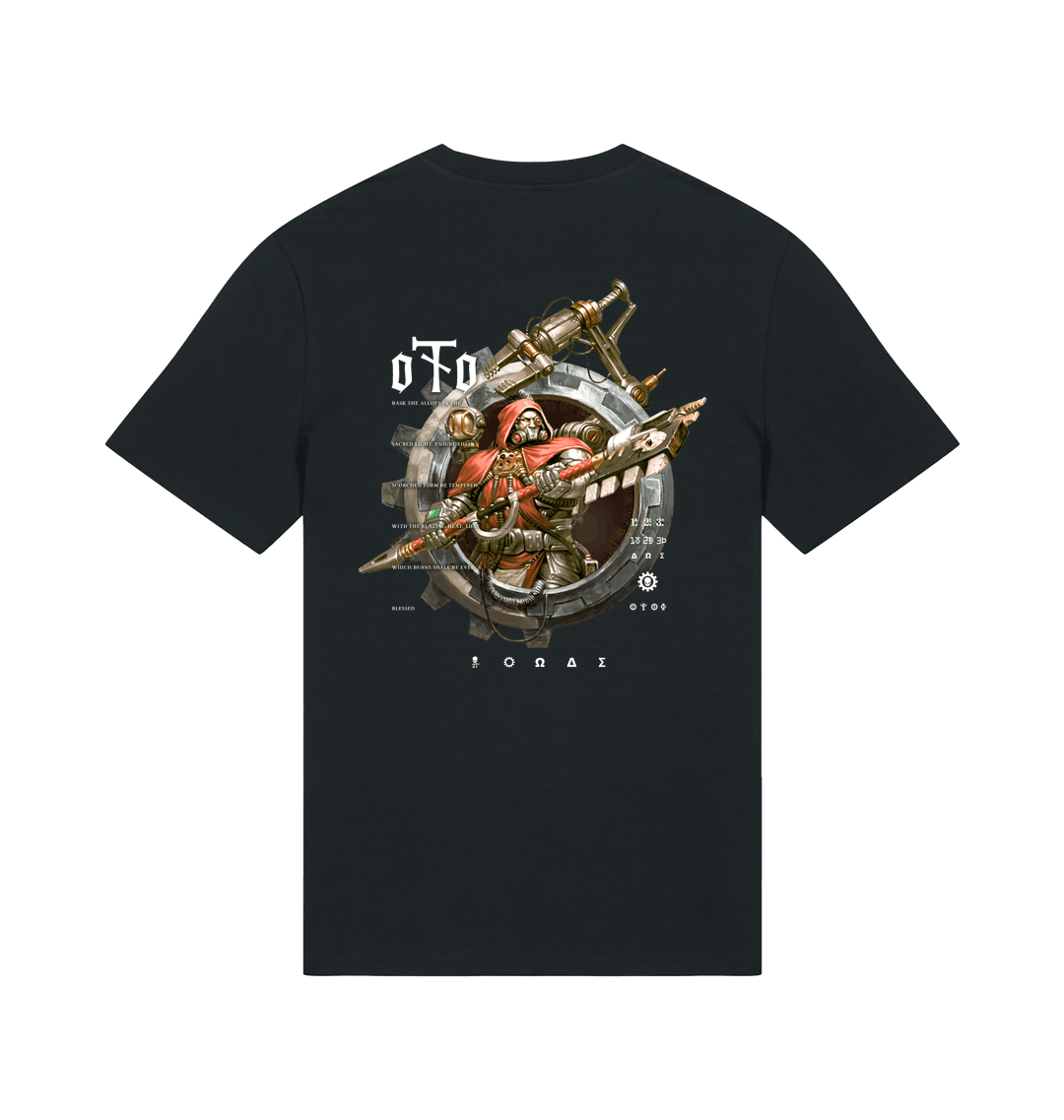 Black Printed T-shirt Back