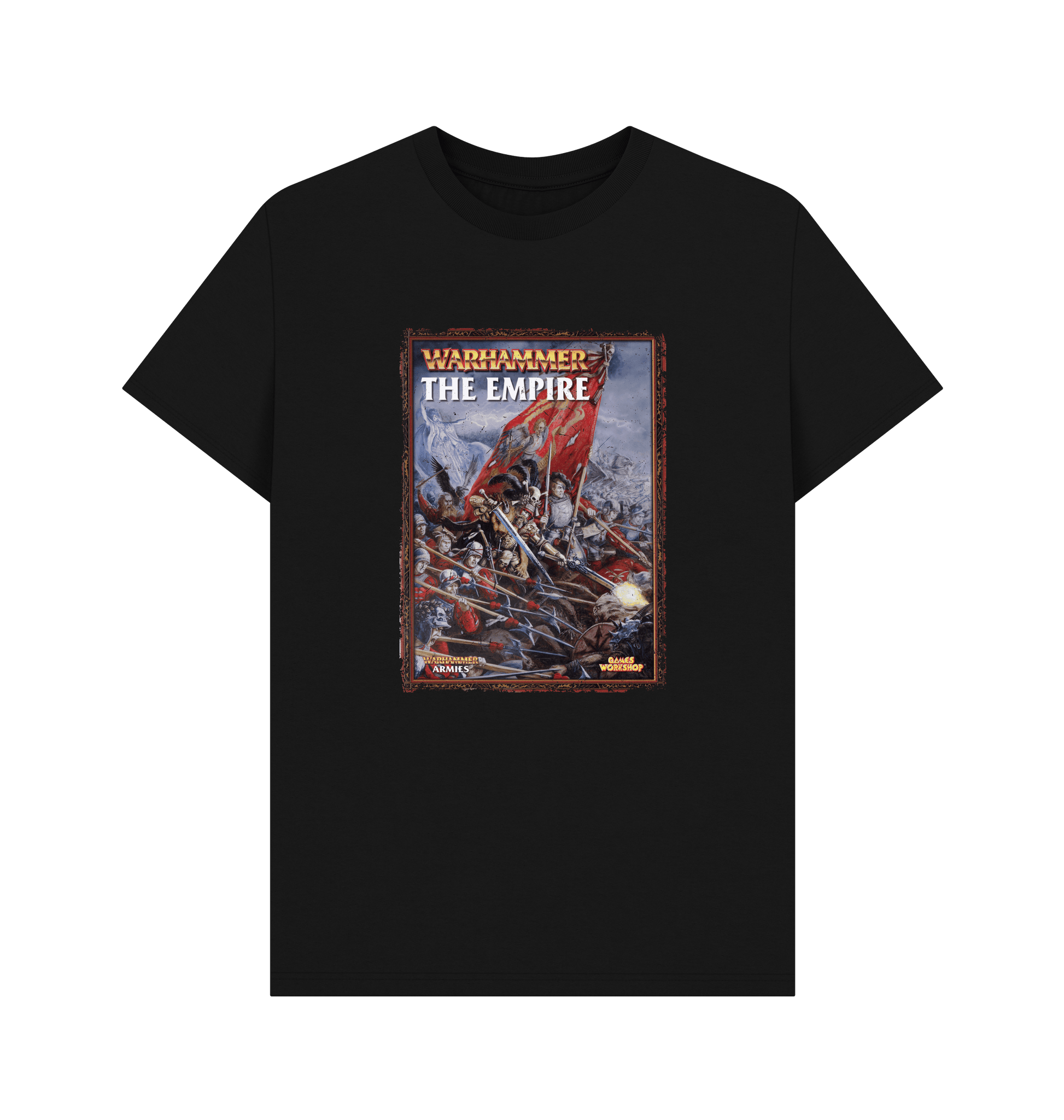 Black Warhammer Fantasy Battle 7th Edition - The Empire T Shirt