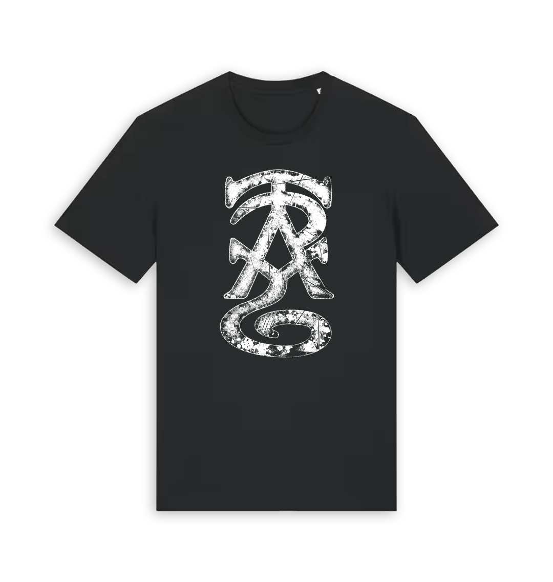 Black Printed T-shirt Front