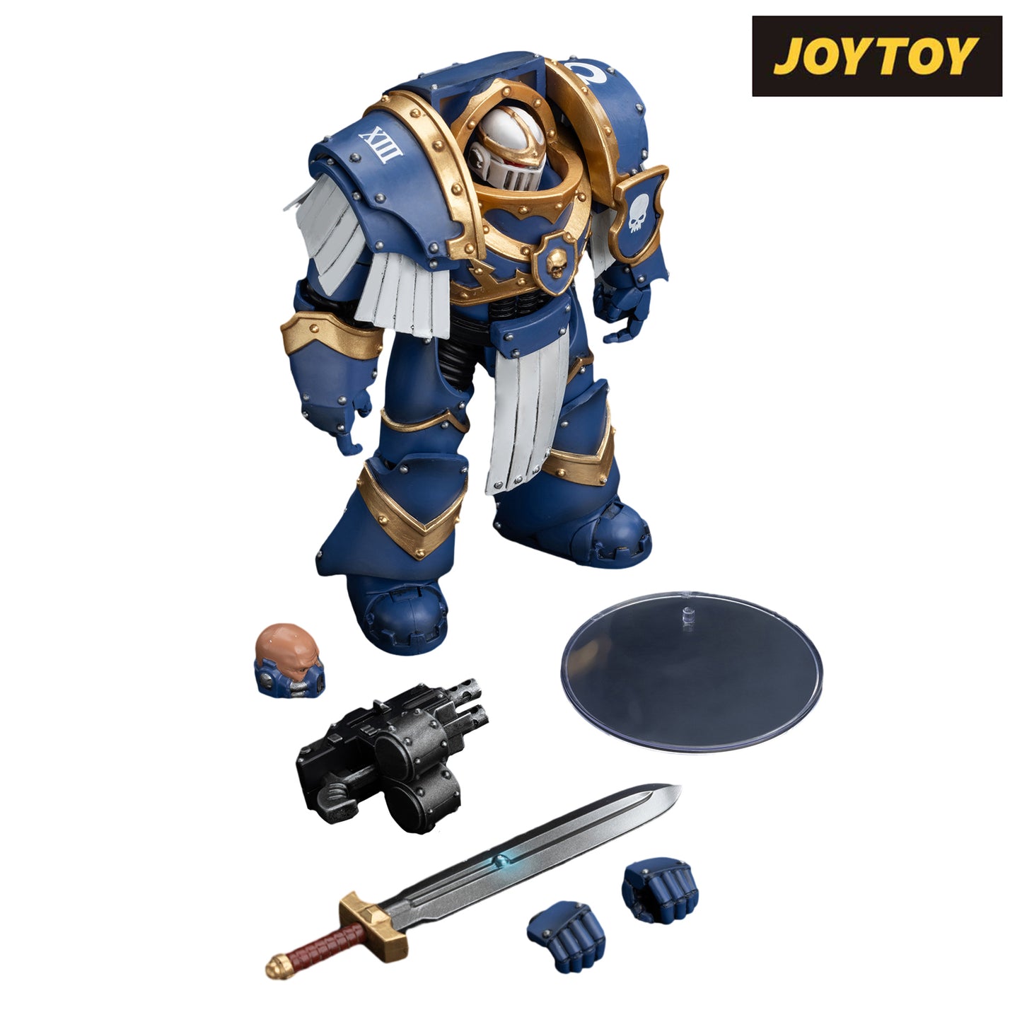 JoyToy Warhammer The Horus Heresy Action Figure - Ultramarines Cataphractii Terminator Squad Sergeant with Power Sword (1/18 Scale) Preorder