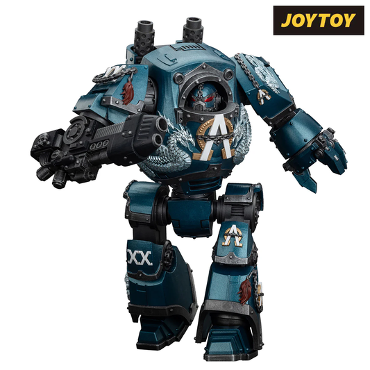 JoyToy Warhammer The Horus Heresy Action Figure - Alpha Legion, Contemptor Dreadnought with Gravis Plasma Cannon (1/18 Scale)