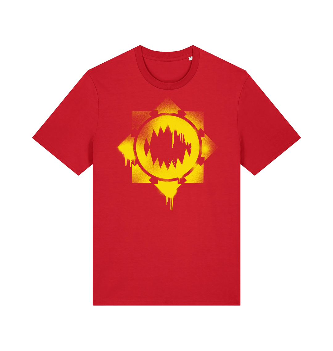 Red Printed T-shirt Front