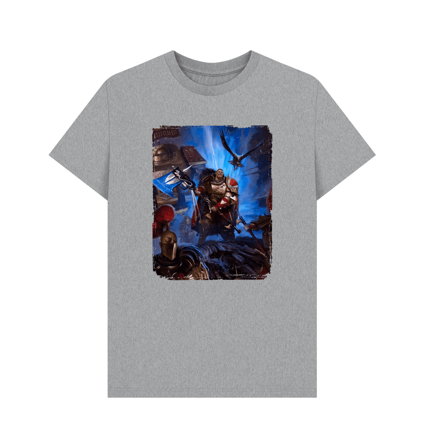 Athletic Grey Adeptus Custodes - Warden T Shirt