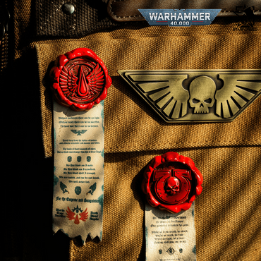 Starforged Warhammer 40,000 Blood Angels Purity Seal Brooch