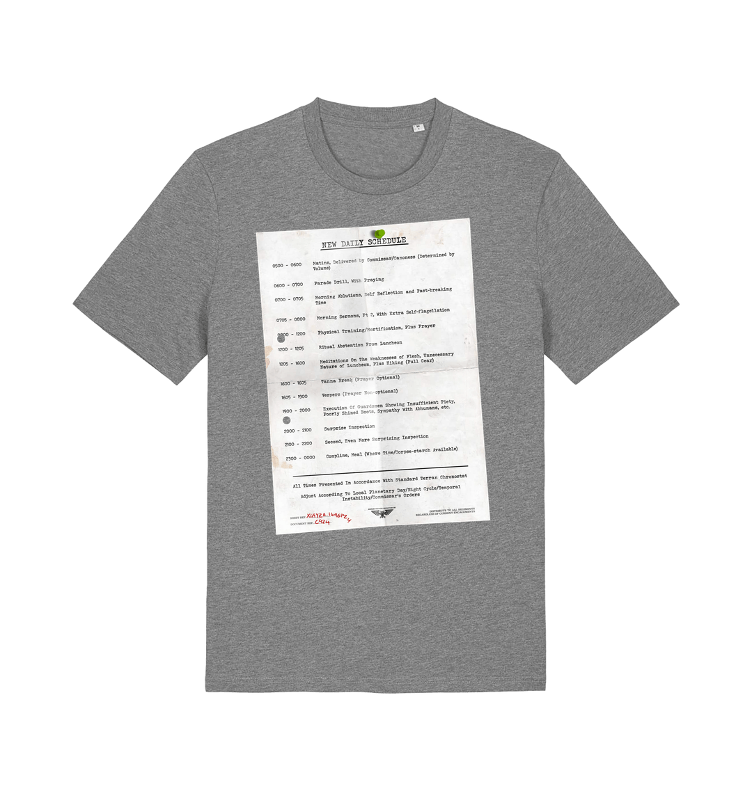 Mid Heather Grey Printed T-shirt Front