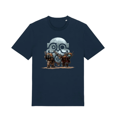 French Navy Printed T-shirt