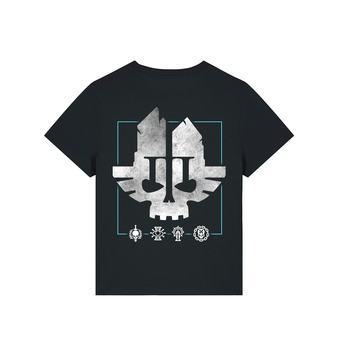 Black Printed T-shirt Back