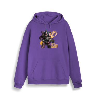 Purple Love Printed Sweater Front