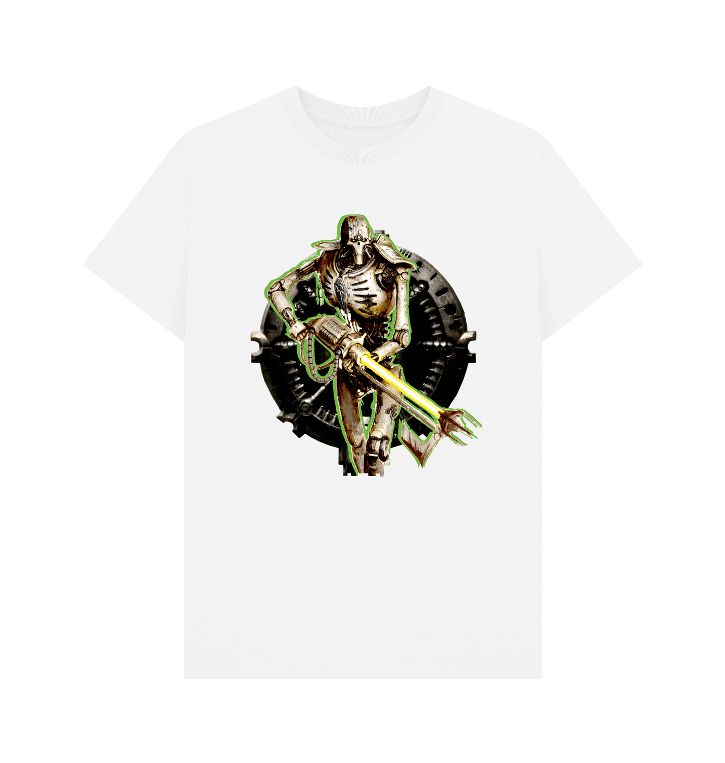 White Necrons Warrior White T Shirt