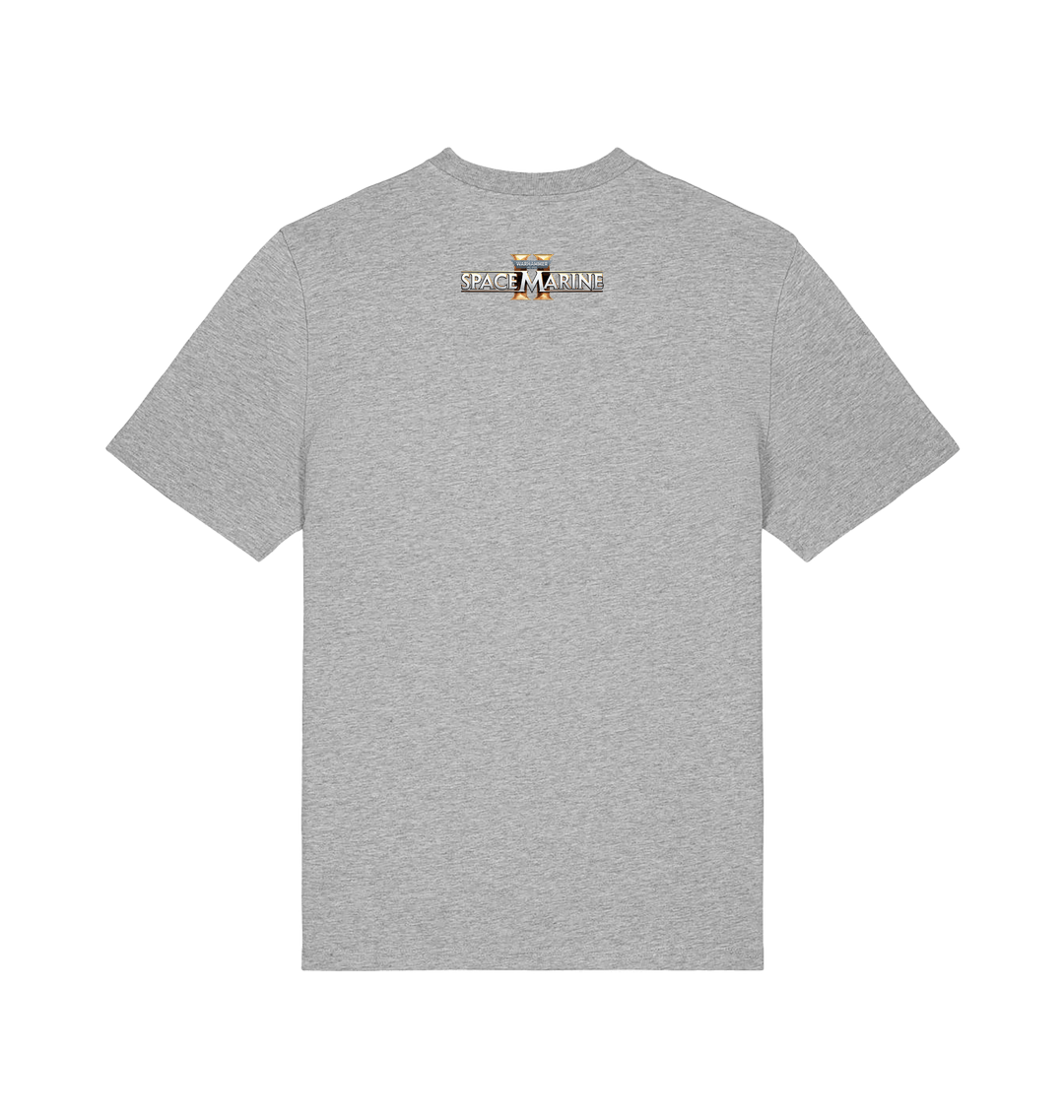 Heather Grey Printed T-shirt Back