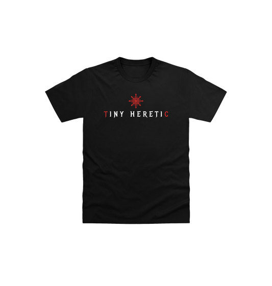 Black Printed Kids T-Shirt