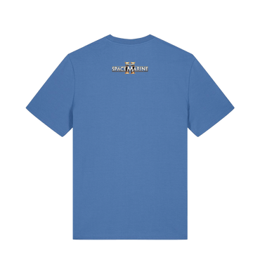 Bright Blue Printed T-shirt Back