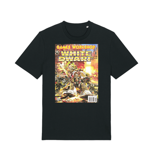 Black Printed T-shirt Front