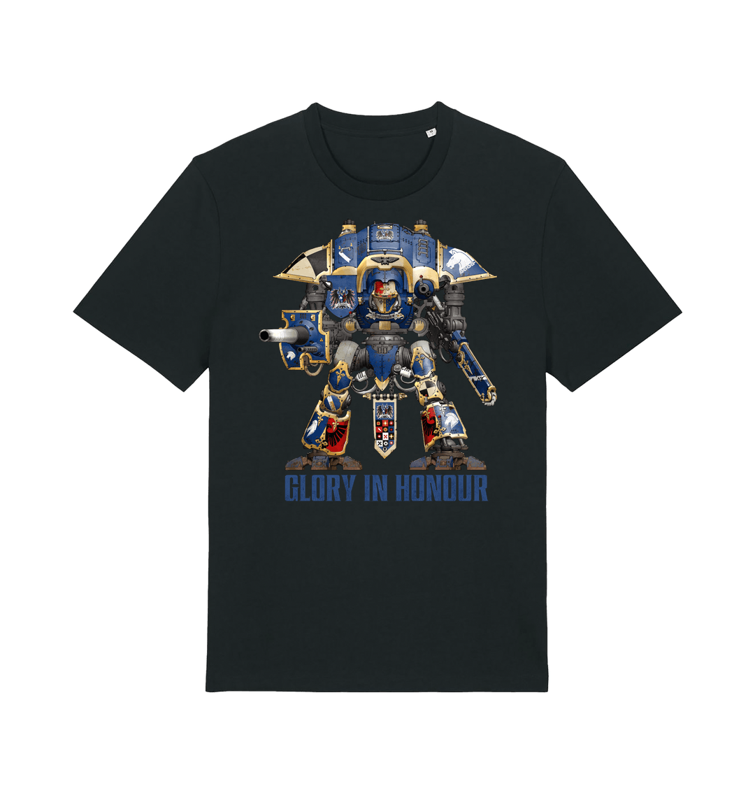 Black Printed T-shirt Front