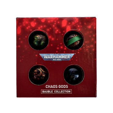 Warhammer 40,000: Chaos God Baubles (4 pack)