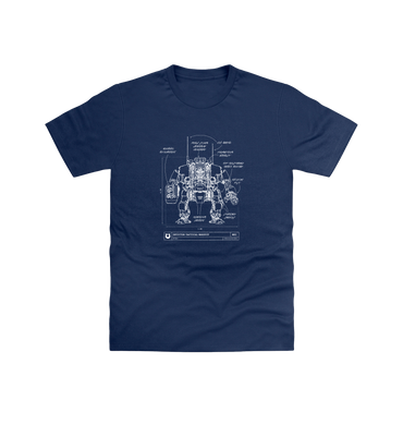 Navy Ultramarines Invictor Warsuit T Shirt