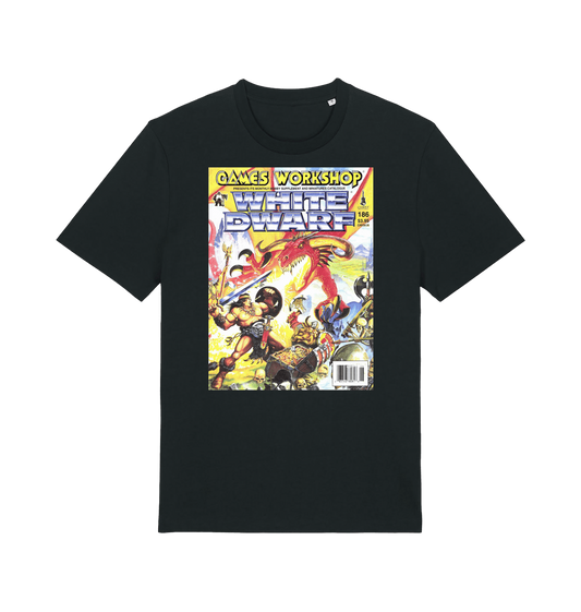 Black Printed T-shirt Front