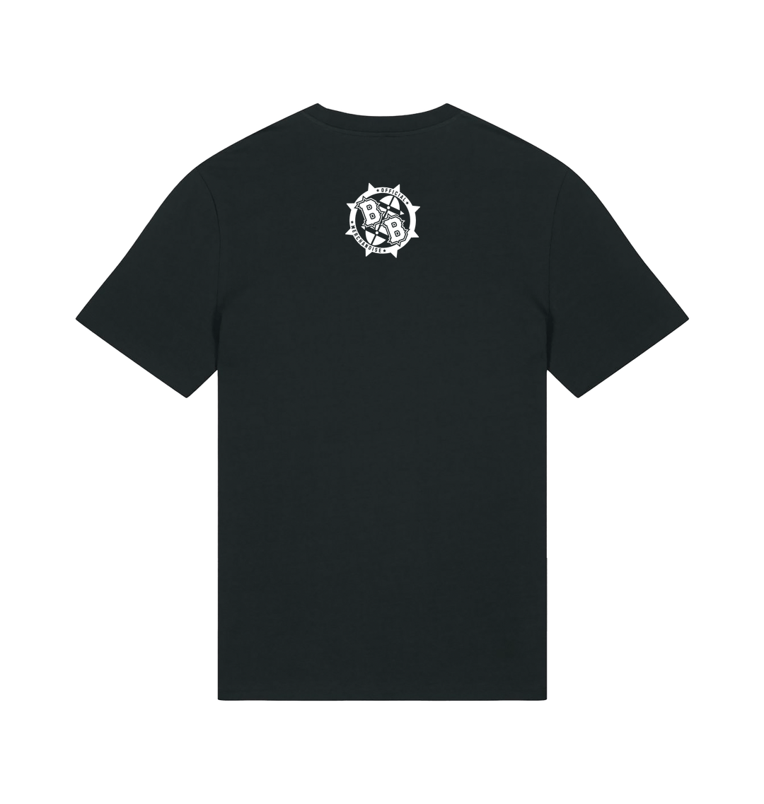 Black Printed T-shirt Back