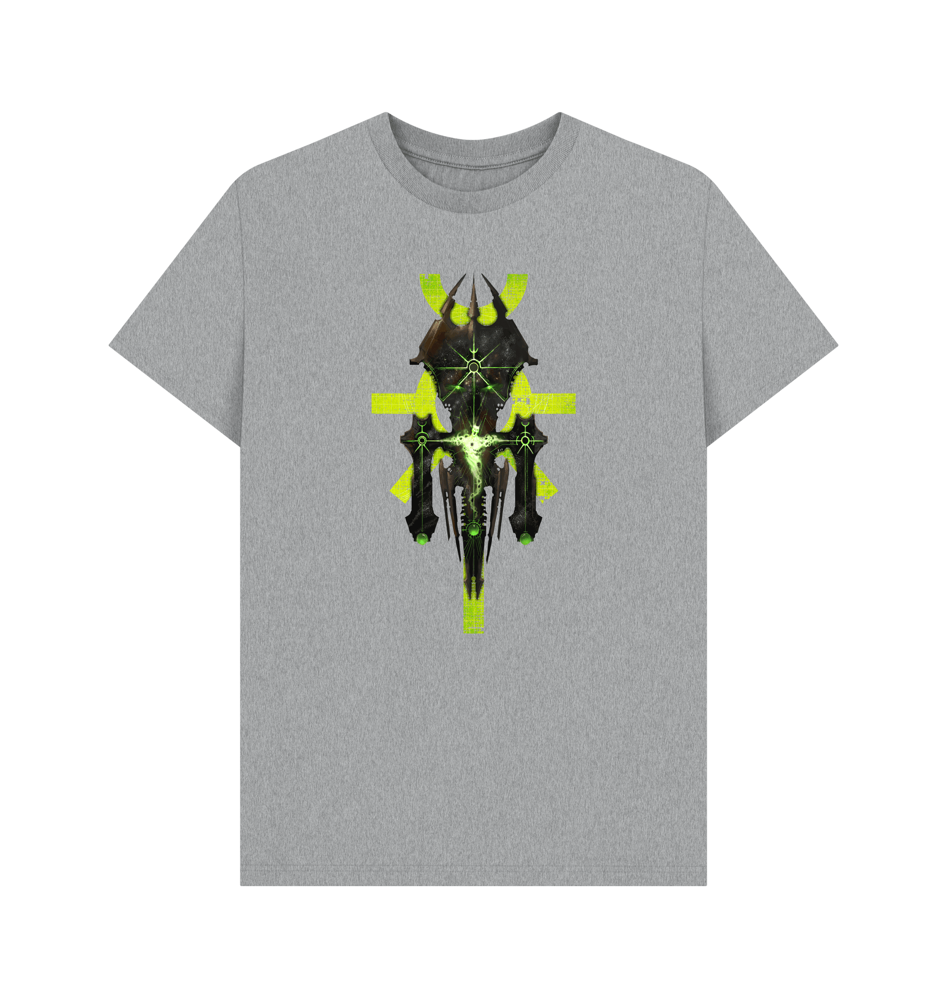 Athletic Grey Premium Necrons Silent King Icon Design T Shirt