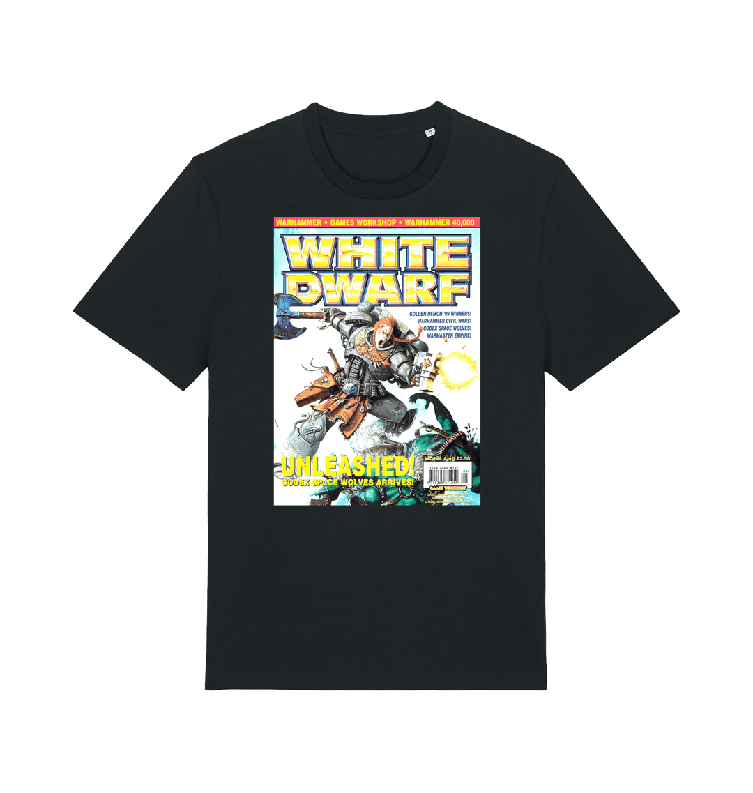 Black Printed T-shirt Front